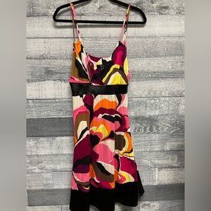 Express floral dress bright colors large